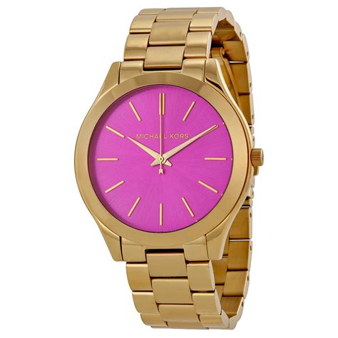 Michael Kors Runway Pink Dial Gold